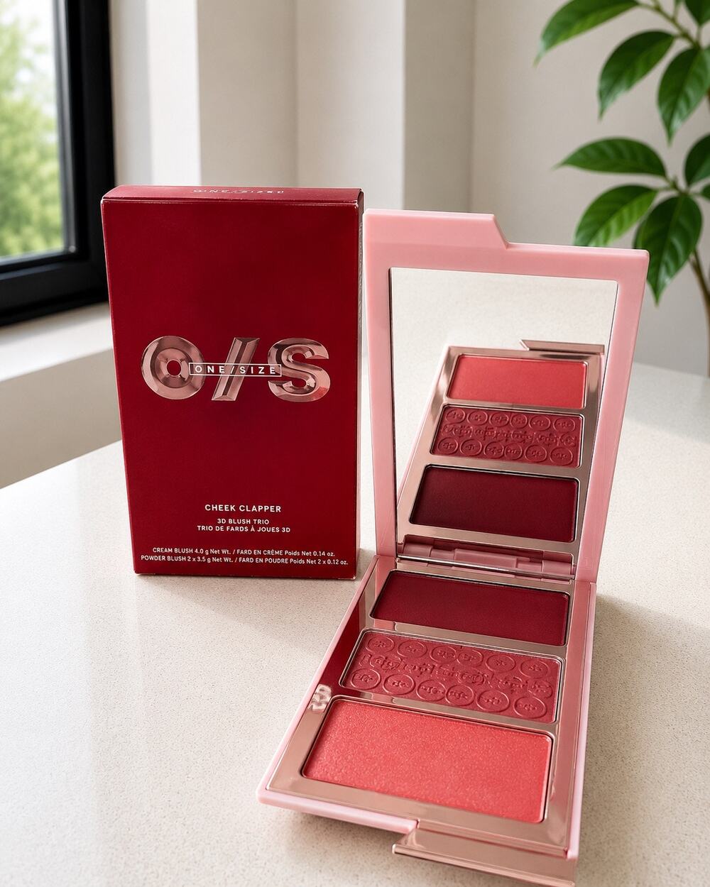 $38 ONE/SIZE Cheek Clapper 3D Blush Trio Phat Ass New Full Size